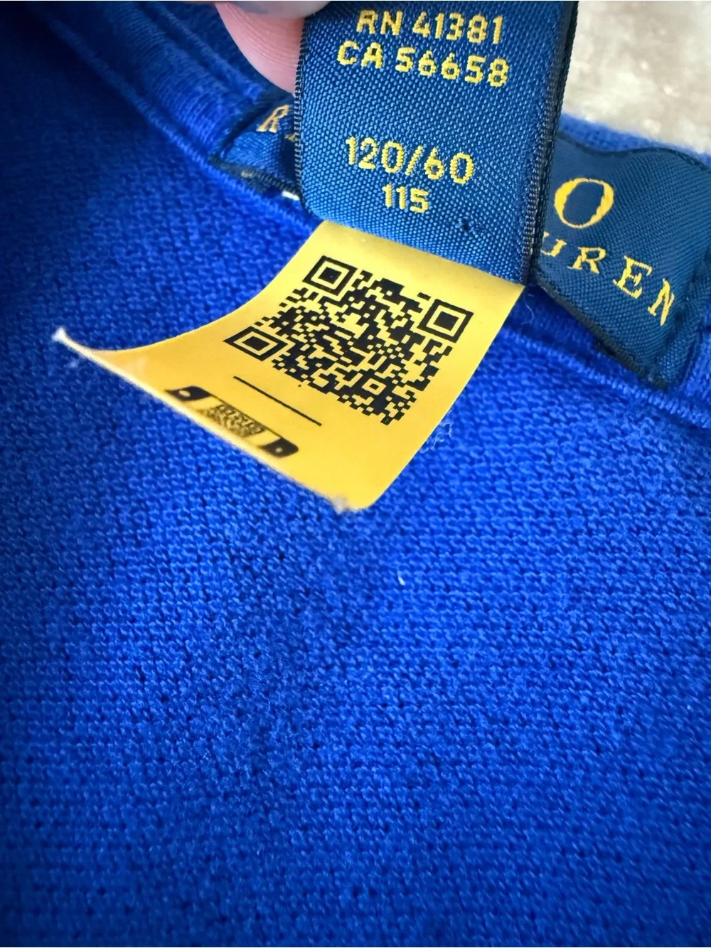 Polo Ralph Lauren Royal Blue Ski 92 Graphic Polo Shirt Boy 5y